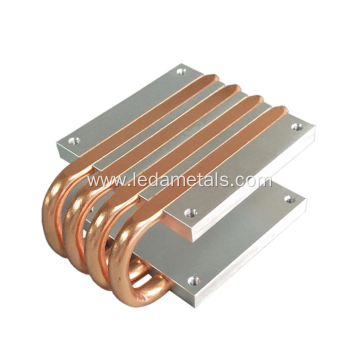 Copper Tube Aluminum Cold Plate for Auto Battery